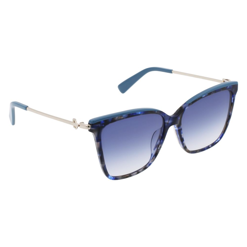 Longchamp Blue Acetate Sunglasses - ACCEXO