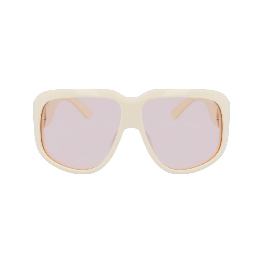 Longchamp White Acetate Sunglasses - ACCEXO