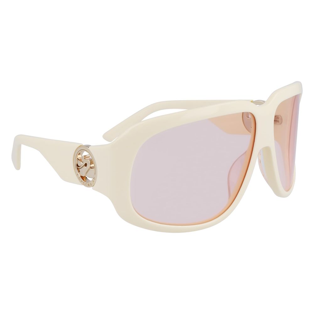Longchamp White Acetate Sunglasses - ACCEXO