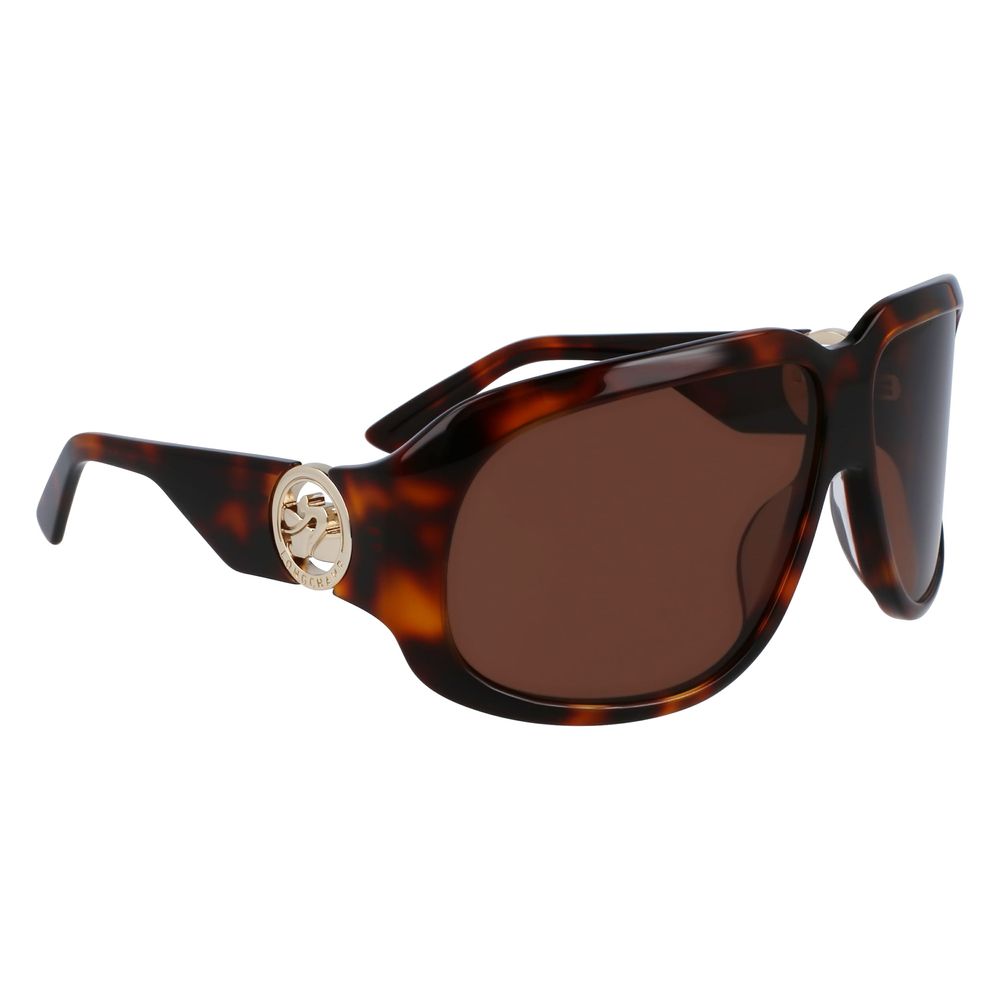 Longchamp Brown Acetate Sunglasses - ACCEXO