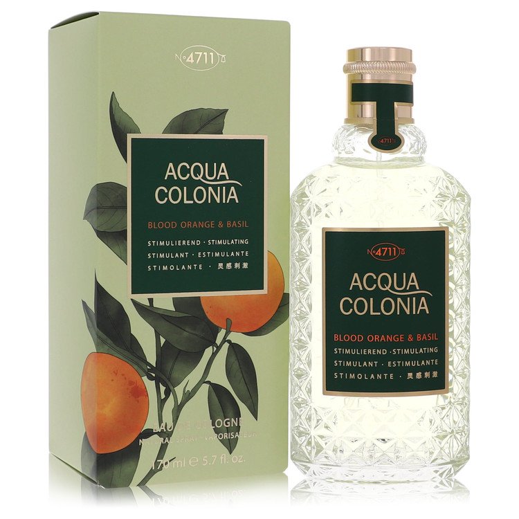 4711 Acqua Colonia Blood Orange Basil by 4711 Eau De Cologne Spray (Unisex) 5.7 oz for Women