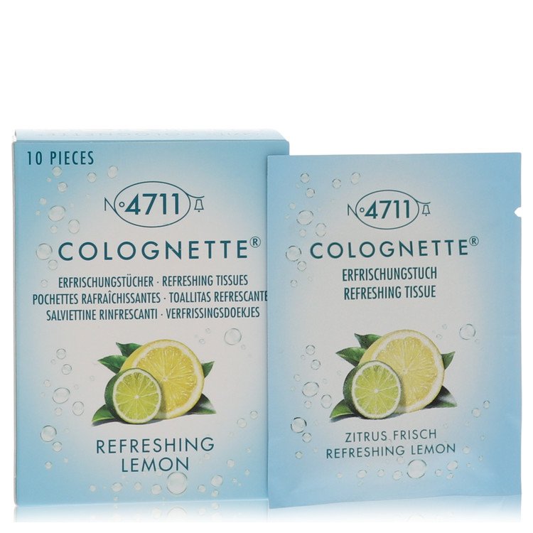 4711 Colognette Refreshing Lemon Box Of 10 Refreshing Tissues By 4711, Cologne for Men, available at zachava.com