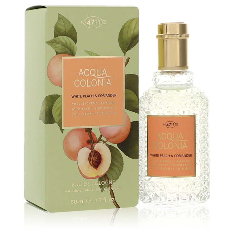 4711 Acqua Colonia White Peach & Coriander Eau De Cologne Spray (Unisex) By 4711 - Zachava.com