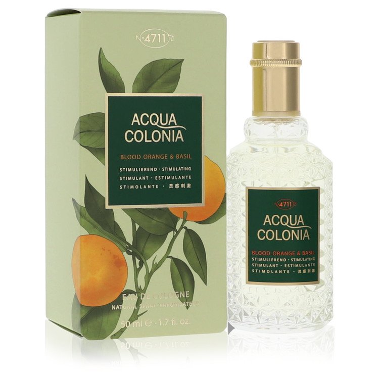 4711 Acqua Colonia Blood Orange Basil by 4711 Eau De Cologne Spray (Unisex) 1.7 oz for Women