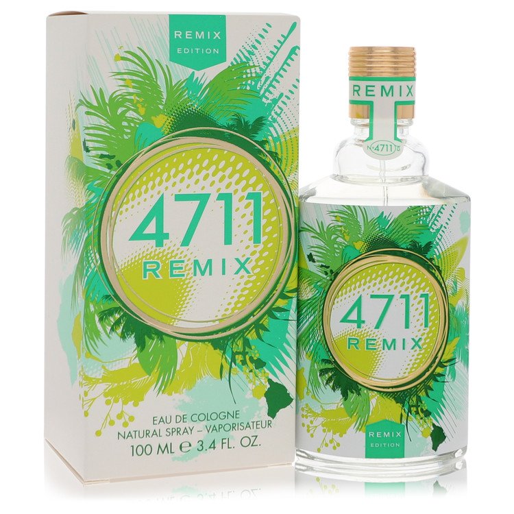 4711 Remix Green Oasis Eau De Cologne Spray (Unisex) By 4711, Cologne for Men, available at zachava.com