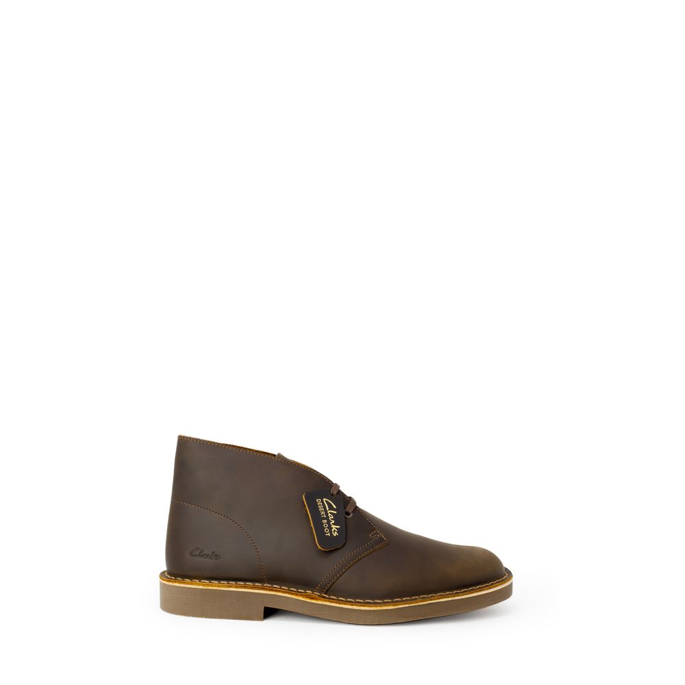 Clarks Brown Leather Boot - ACCEXO