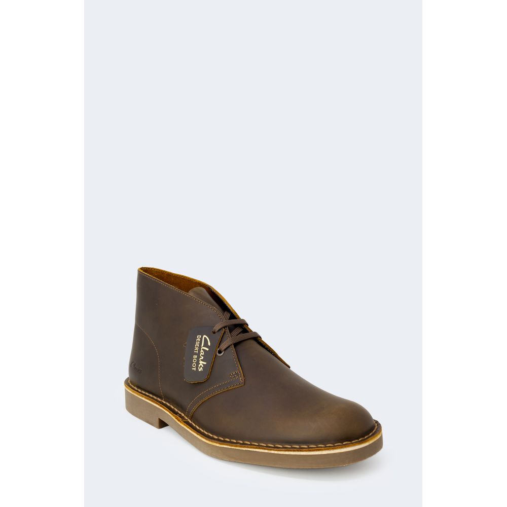 Clarks Brown Leather Boot - ACCEXO