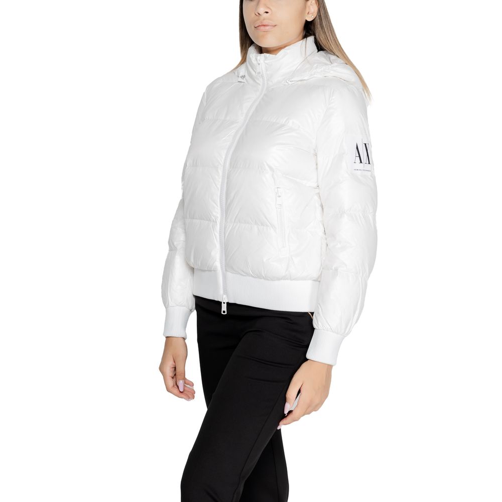 Armani Exchange White Polyamide Jackets & Coat - ACCEXO