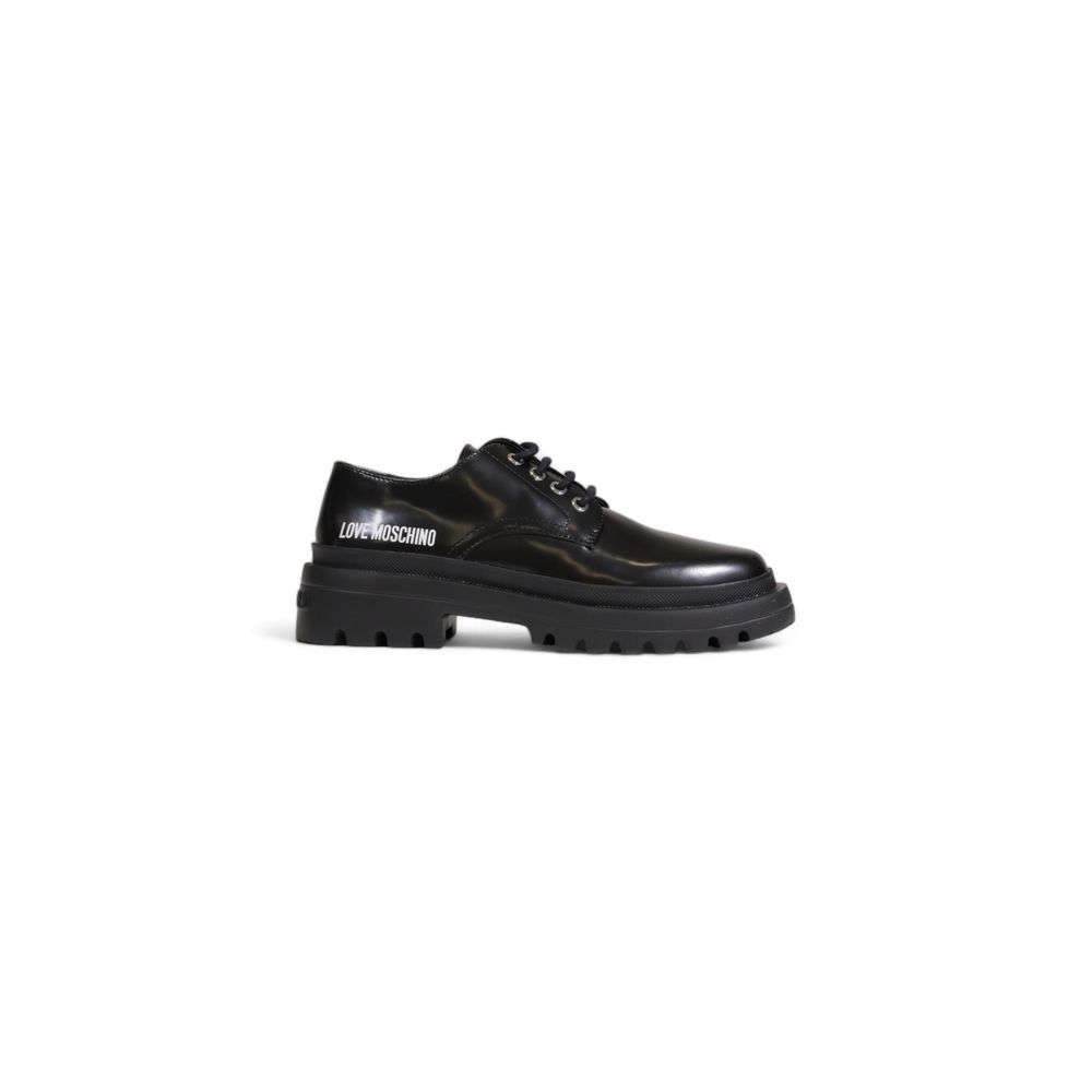 Love Moschino Black Polyethylene Flat Shoe - ACCEXO