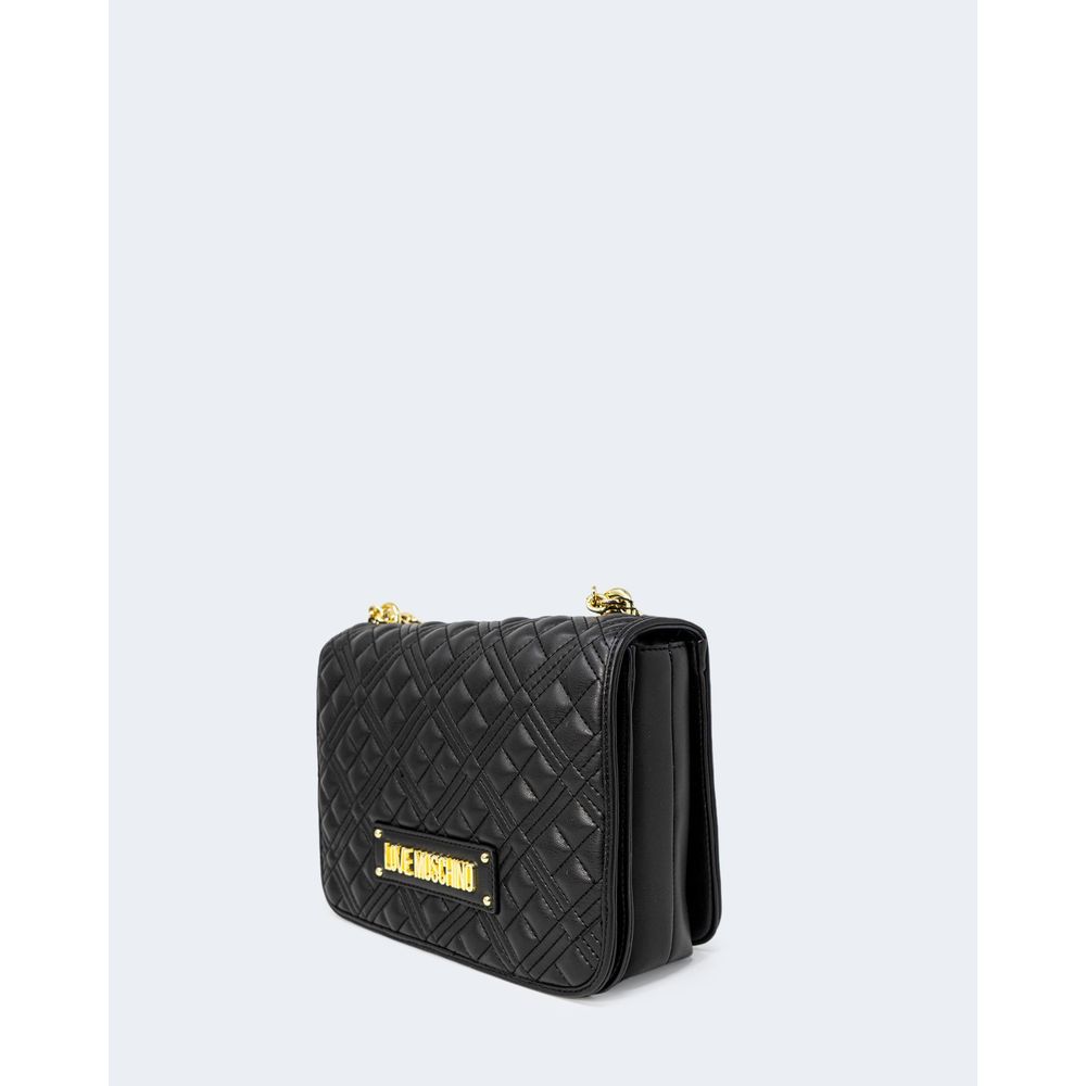 Love Moschino Black Polyethylene Handbag - ACCEXO