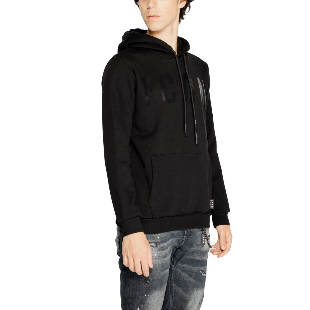 Icon Black Cotton Hoody - ACCEXO