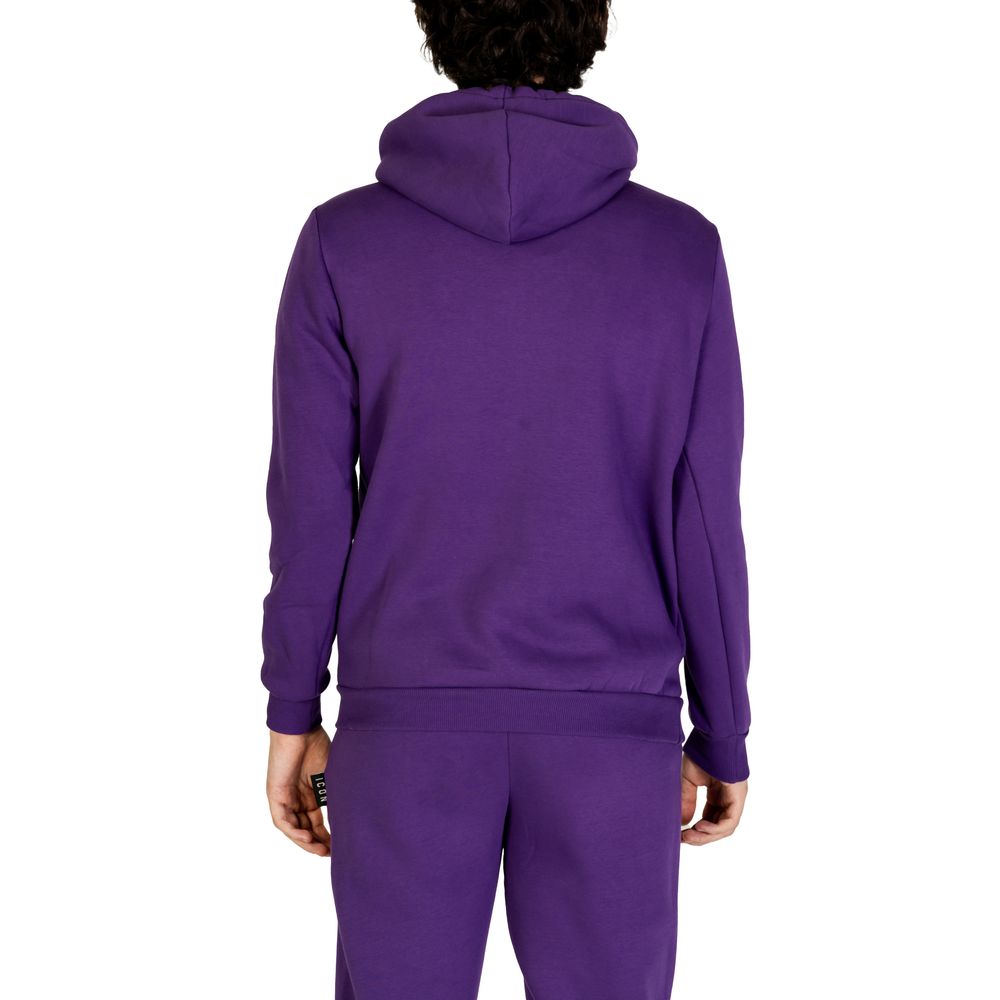 Icon Purple Cotton Hoody - ACCEXO
