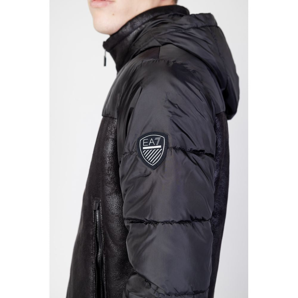 EA7 Emporio Armani Black Polyester Jacket - ACCEXO