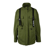 Love Moschino Green Polyester Jackets & Coat - ACCEXO