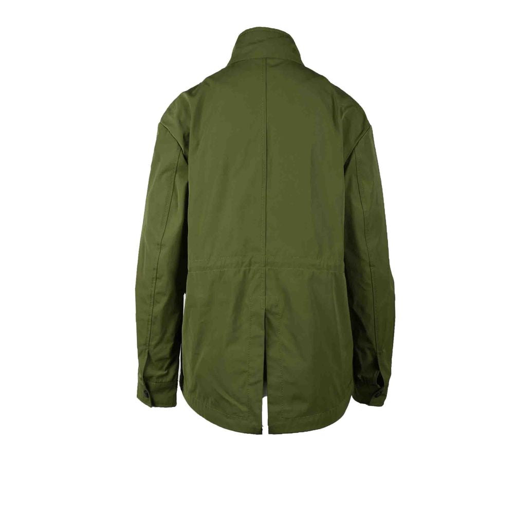 Love Moschino Green Polyester Jackets & Coat - ACCEXO