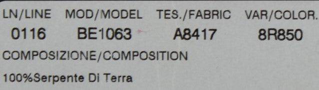 Dolce & Gabbana Polka Dot Snakeskin Belt with Silver Buckle - ACCEXO