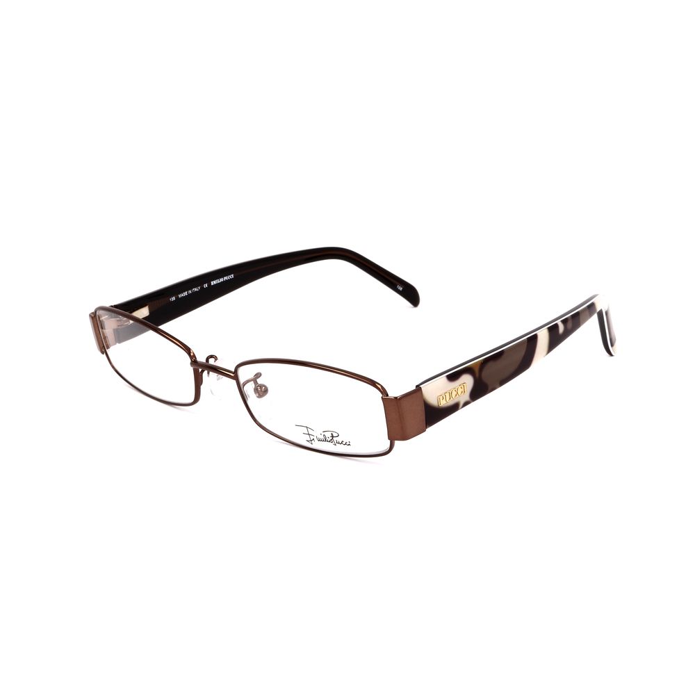 Emilio Pucci Brown Metal Frames - ACCEXO