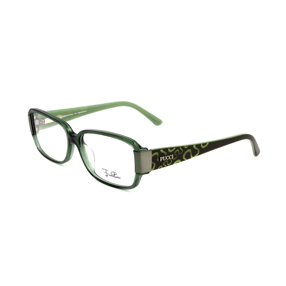 Emilio Pucci Olive Plastic Frames - ACCEXO