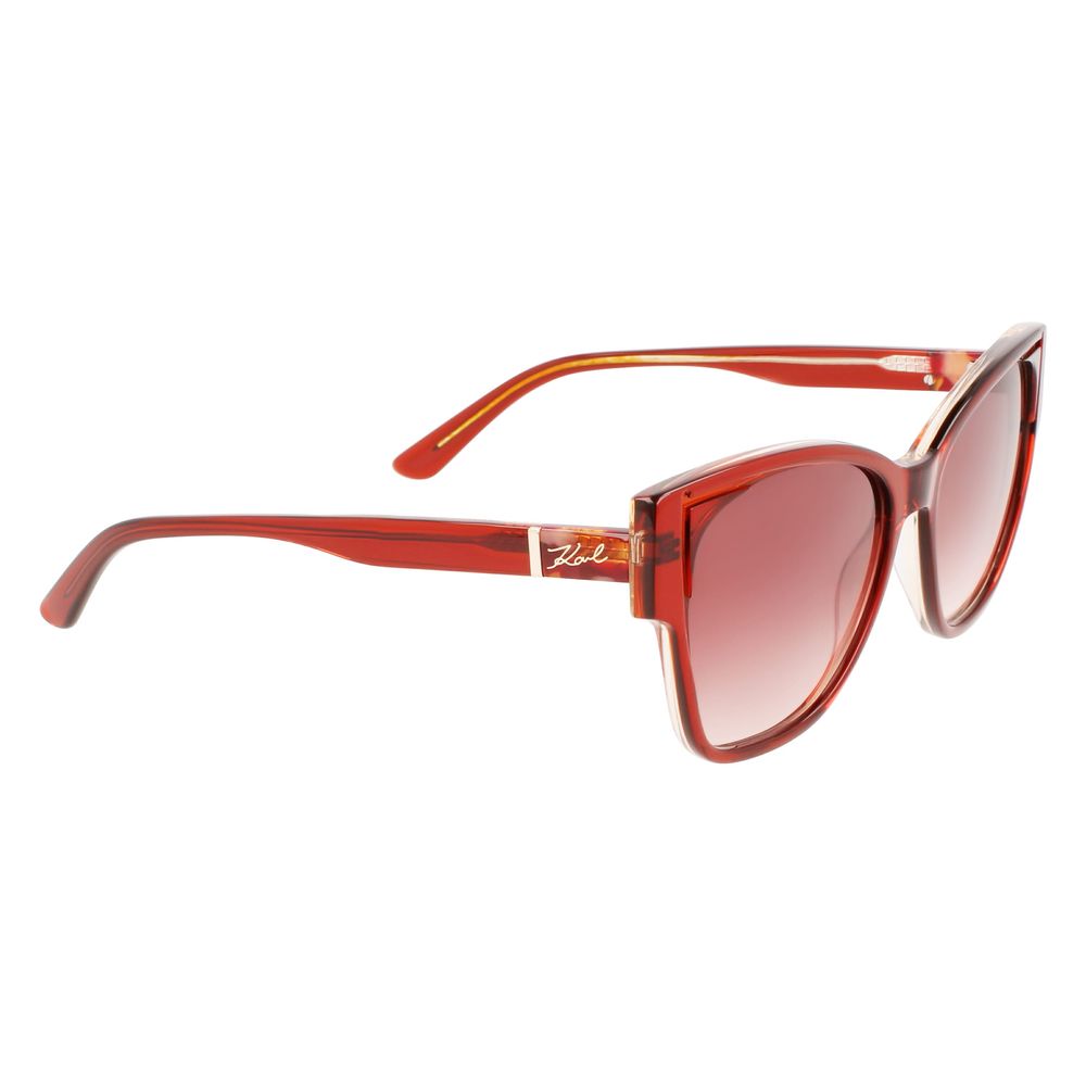 Karl Lagerfeld Orange Acetate Sunglasses - ACCEXO