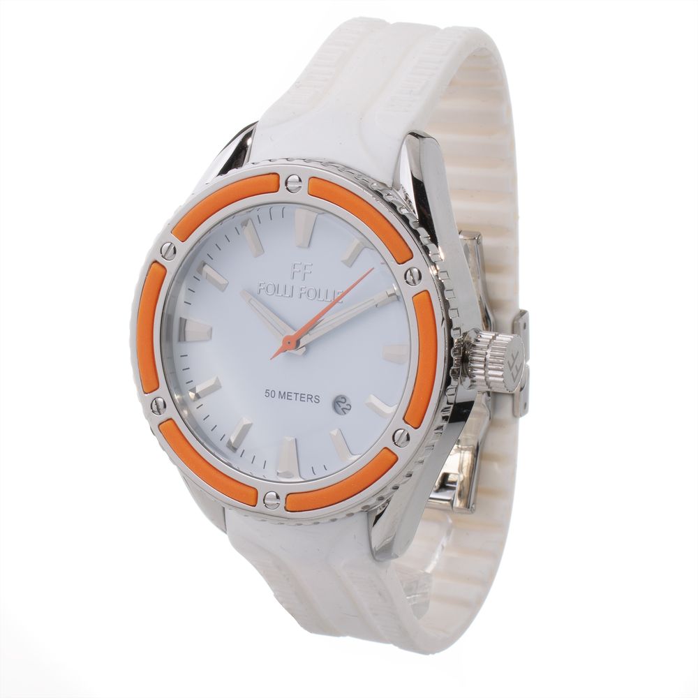 Folli Follie White Synthetic Watch - ACCEXO