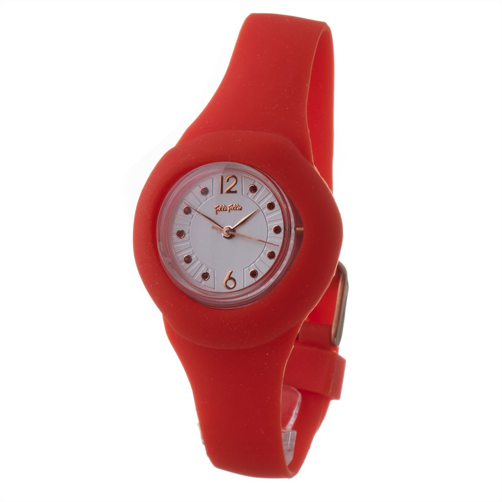 Folli Follie Red Synthetic Watch - ACCEXO