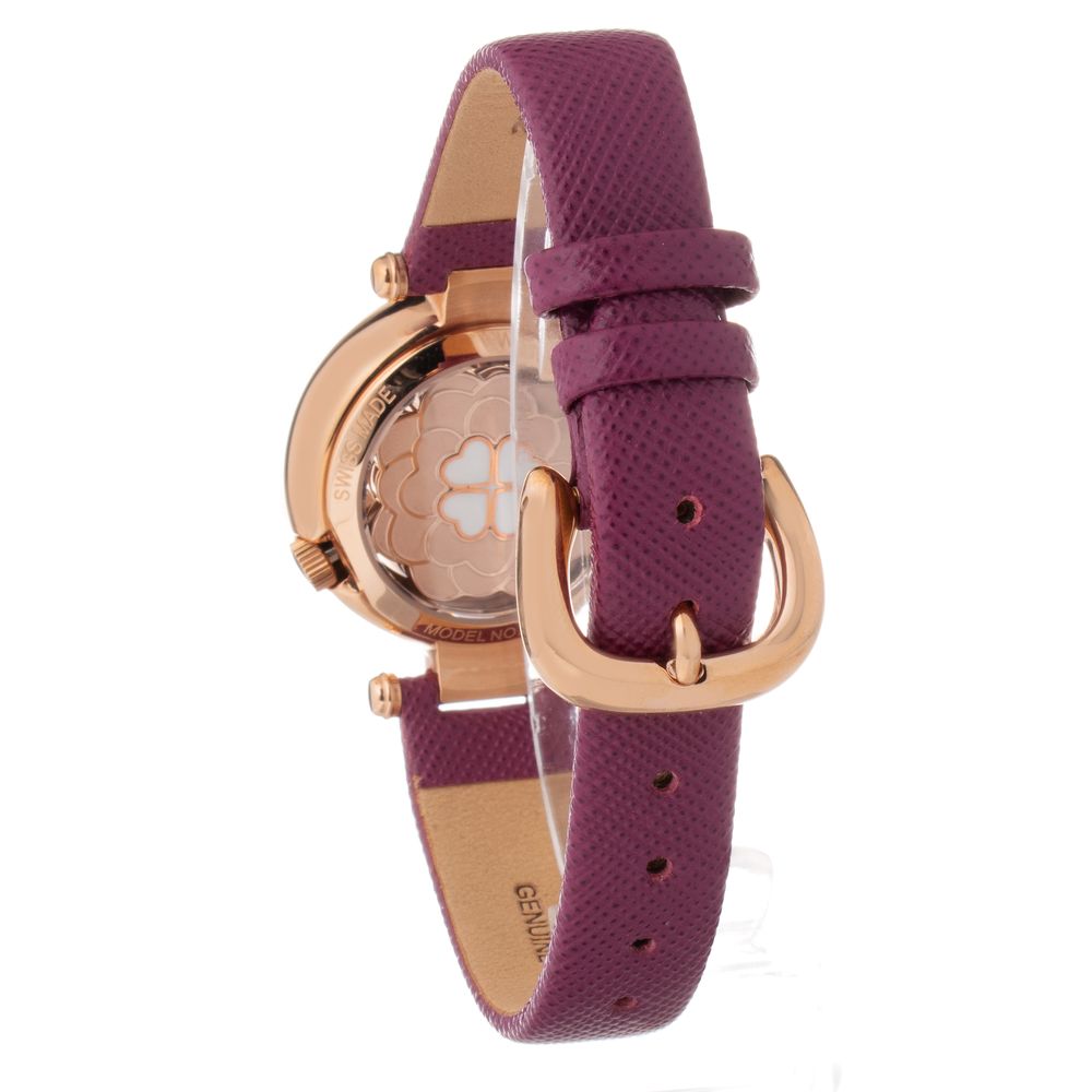 Folli Follie Purple Leather Watch - ACCEXO