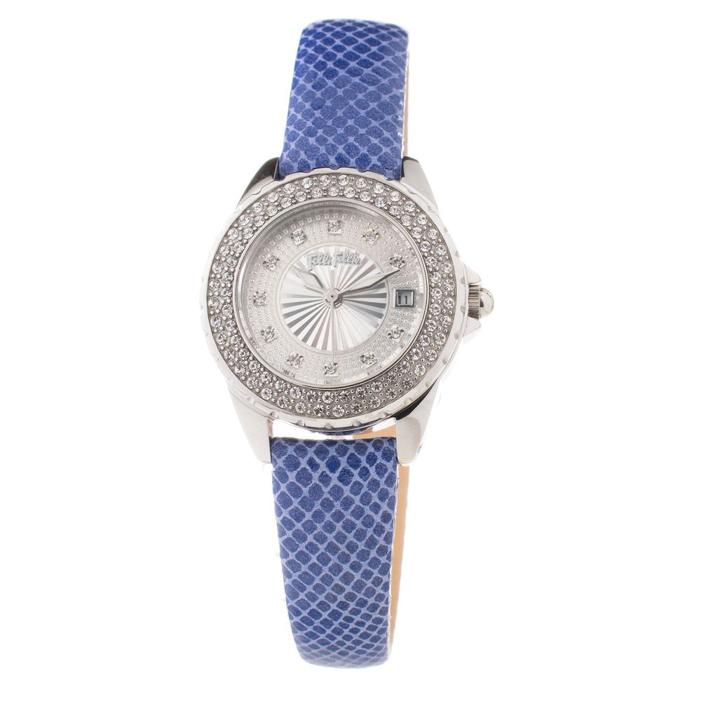 Folli Follie Blue Leather Watch - ACCEXO
