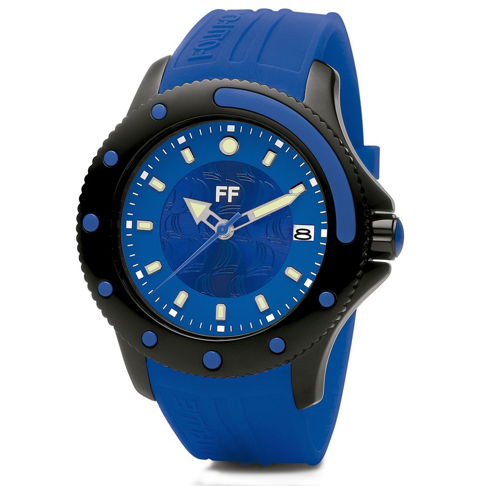 Folli Follie Blue Synthetic Watch - ACCEXO