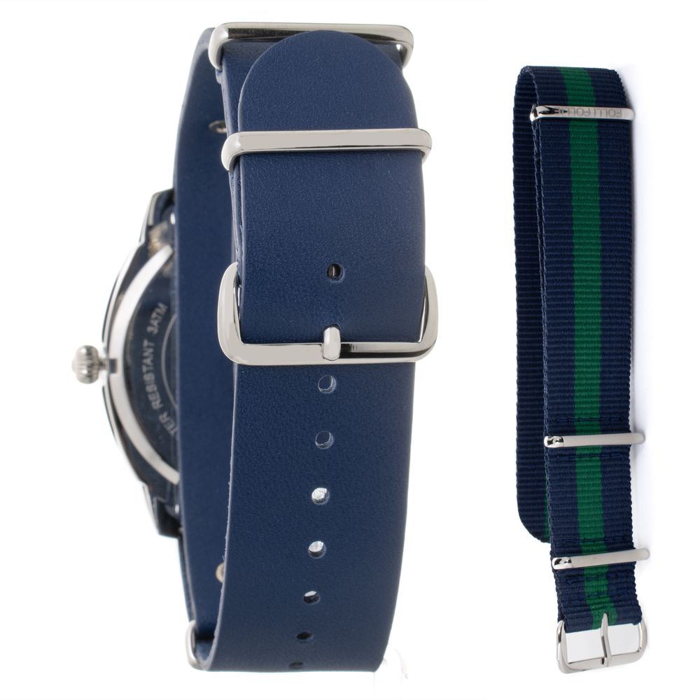 Folli Follie Blue Leather Watch - ACCEXO