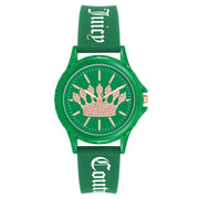 Juicy Couture Green Silicone Watch - ACCEXO