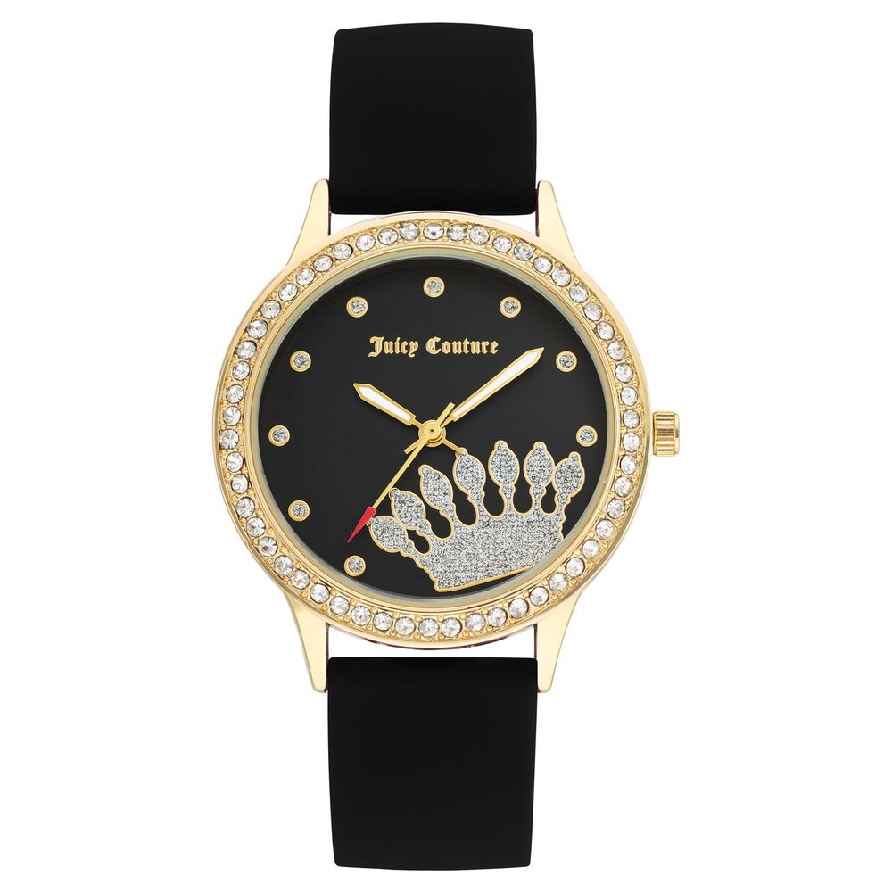 Juicy Couture Black Silicone Watch - ACCEXO