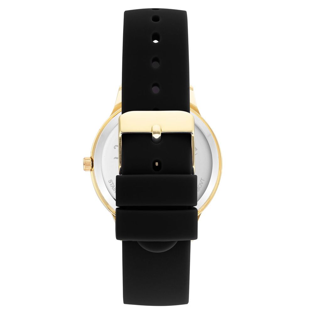 Juicy Couture Black Silicone Watch - ACCEXO
