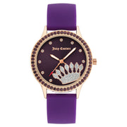 Juicy Couture Purple Silicone Watch - ACCEXO