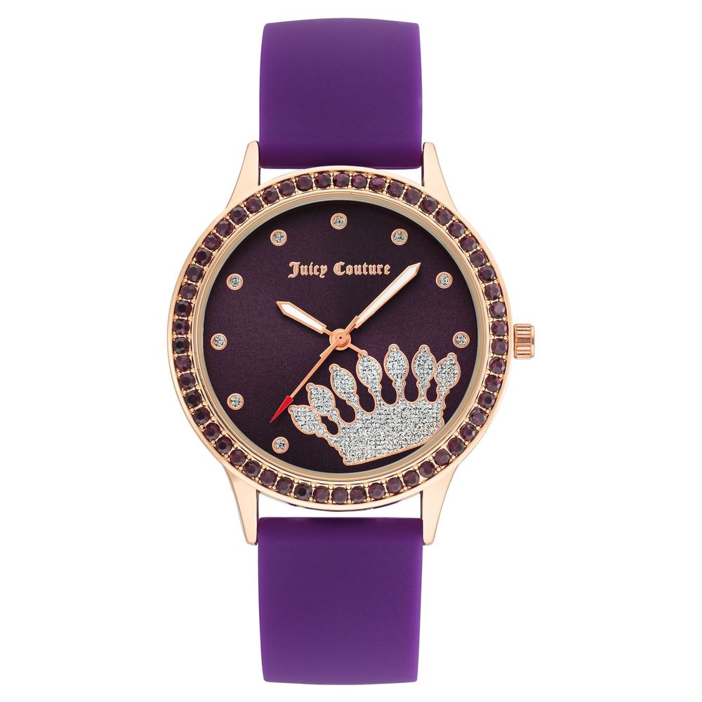 Juicy Couture Purple Silicone Watch - ACCEXO