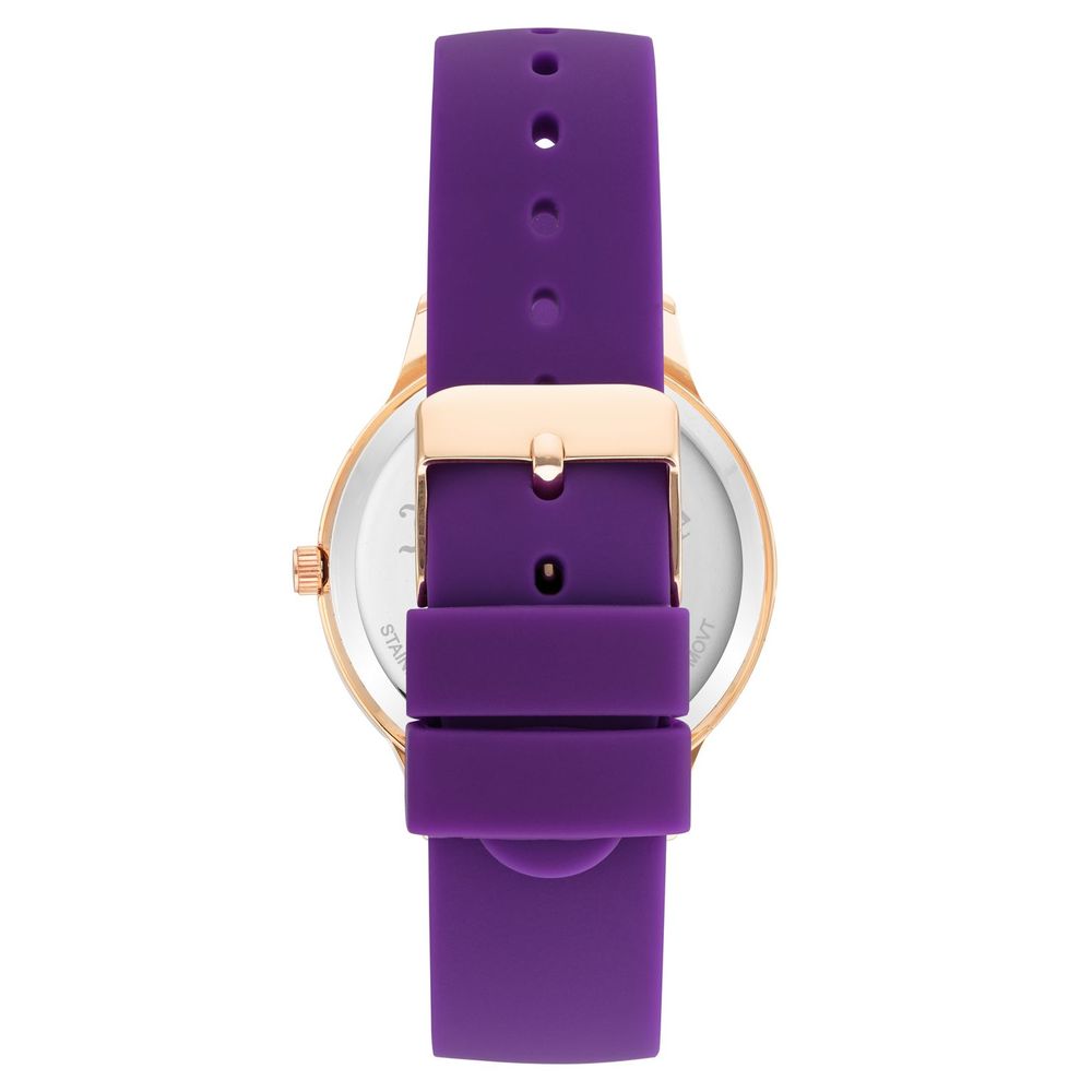 Juicy Couture Purple Silicone Watch - ACCEXO
