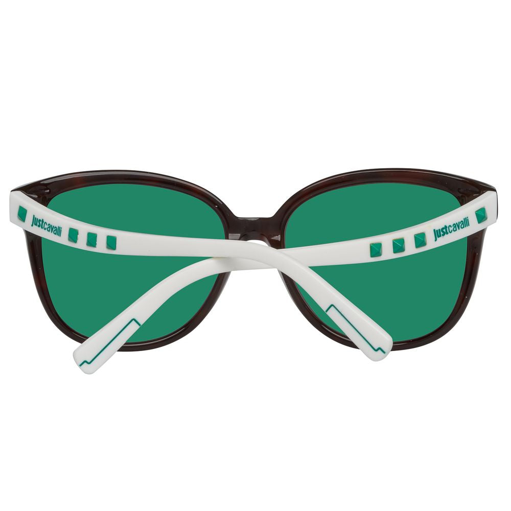 Just Cavalli Brown Plastic Sunglasses - ACCEXO
