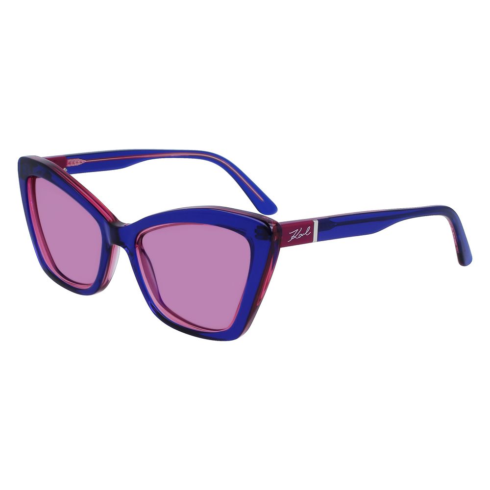 Karl Lagerfeld Blue Acetate Sunglasses - ACCEXO