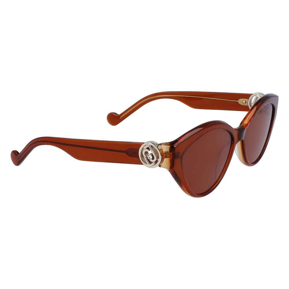 Liu Jo Brown Acetate Sunglasses - ACCEXO