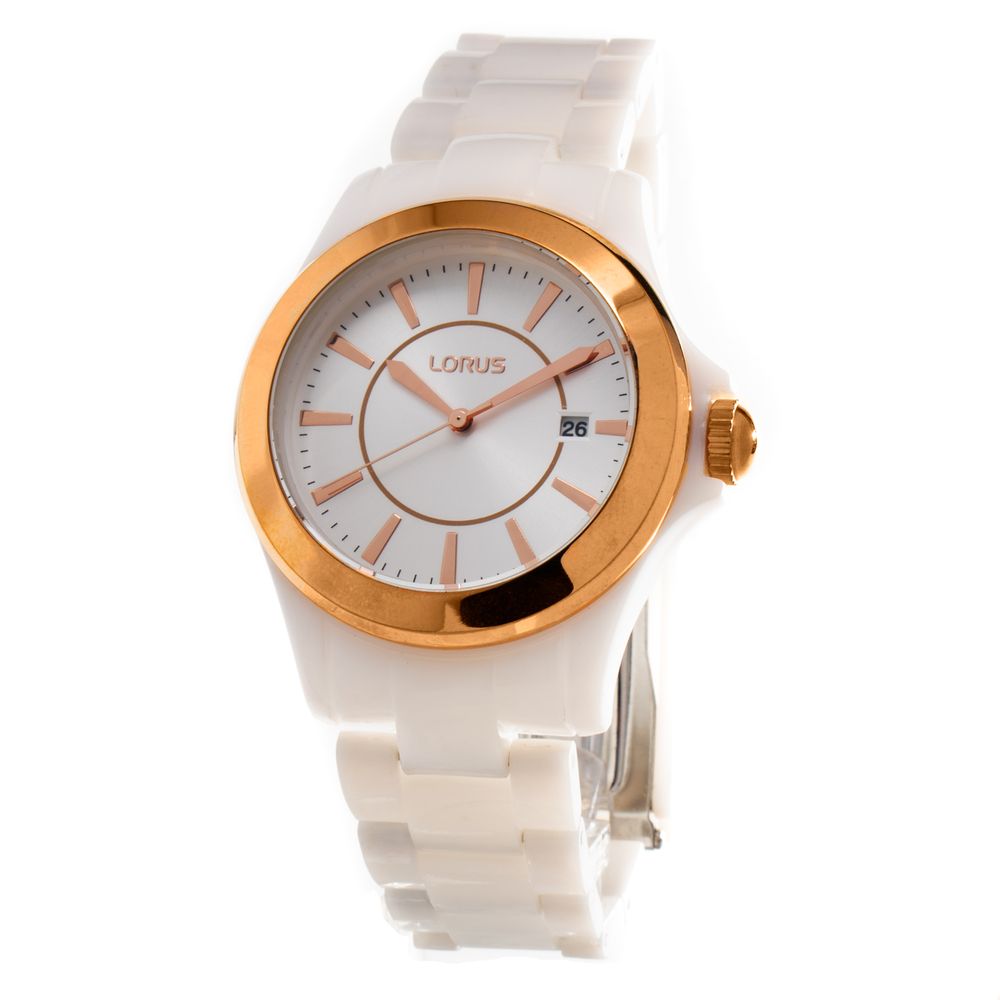 Lorus White Plastic Watch - ACCEXO