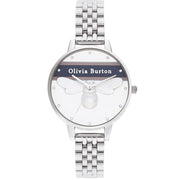 Olivia Burton Silver Steel Watch - ACCEXO