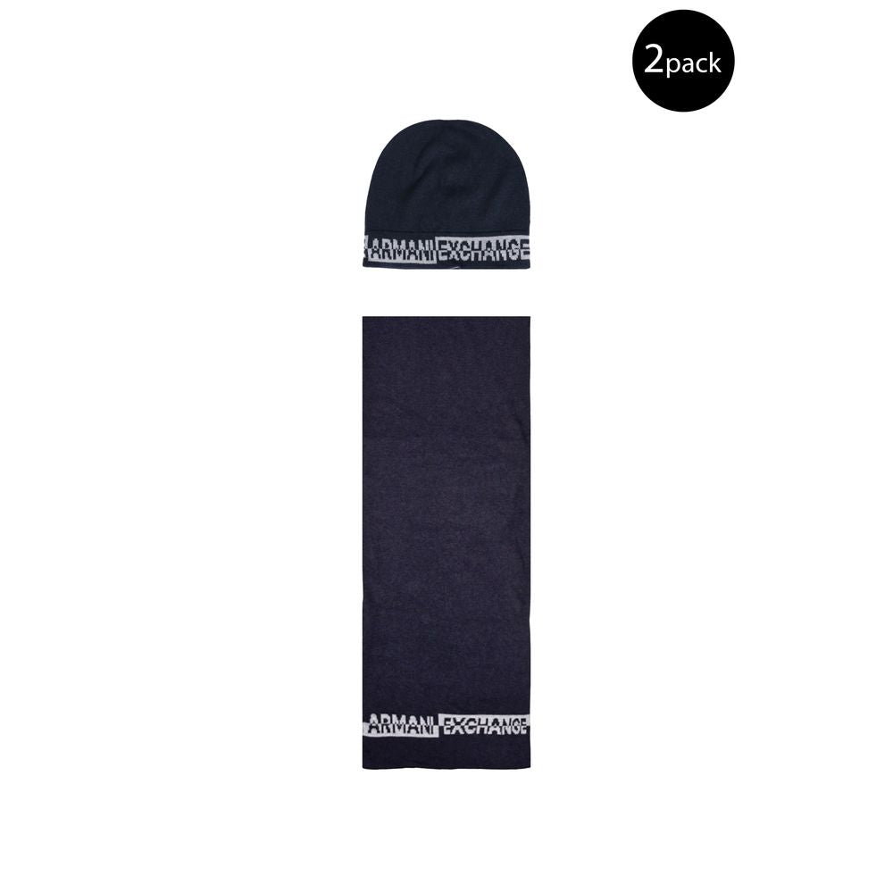 Armani Exchange Blue Polyamide Scarf - ACCEXO