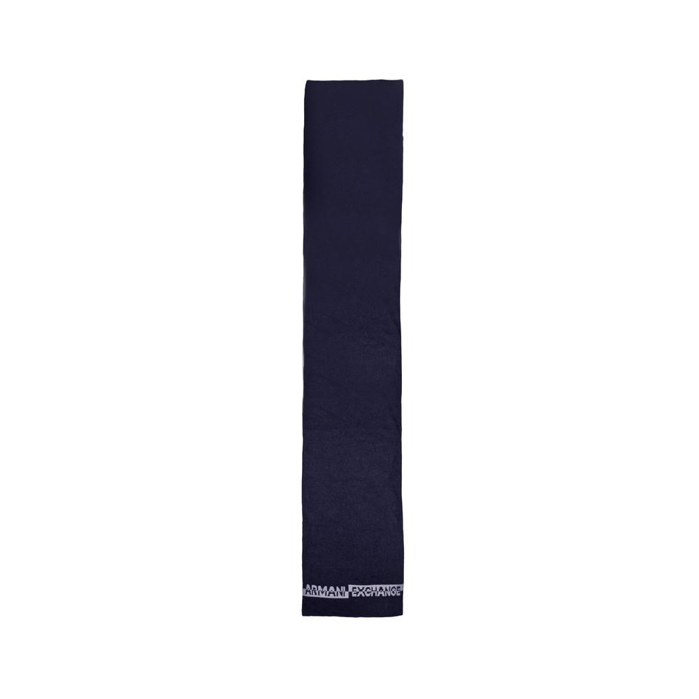 Armani Exchange Blue Polyamide Scarf - ACCEXO