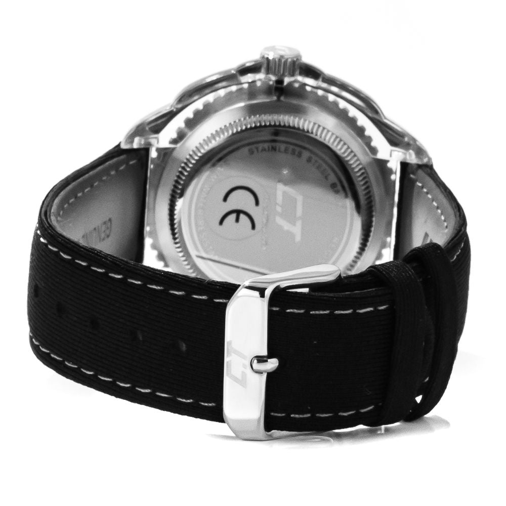 Chronotech Black Leather Watch - ACCEXO
