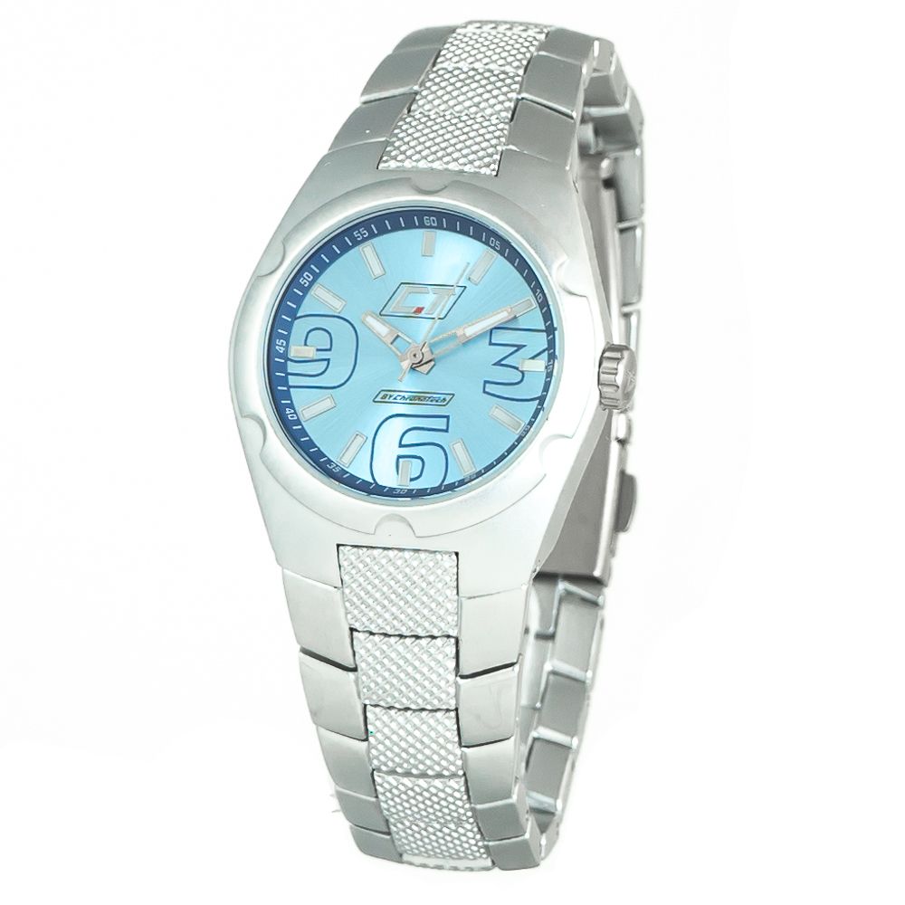 Chronotech Silver Steel Watch - ACCEXO