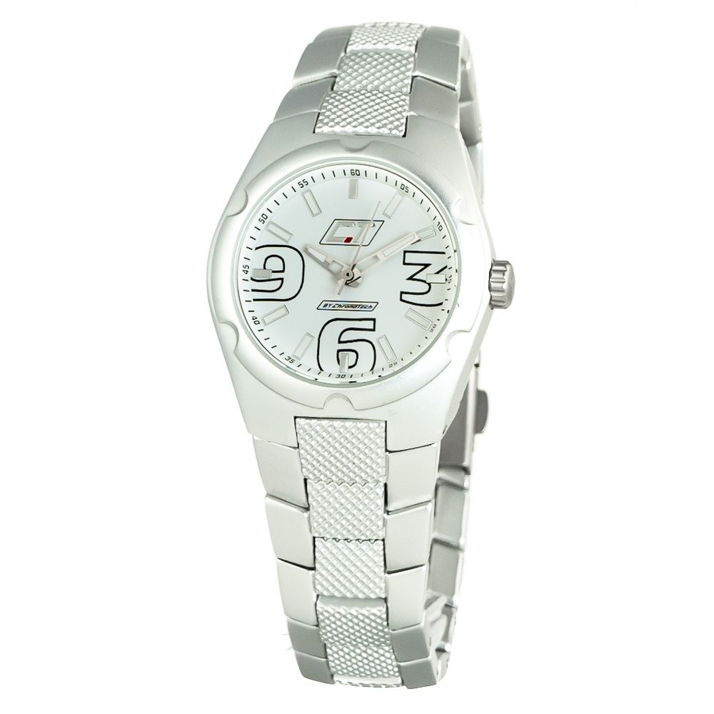 Chronotech Silver Steel Watch - ACCEXO