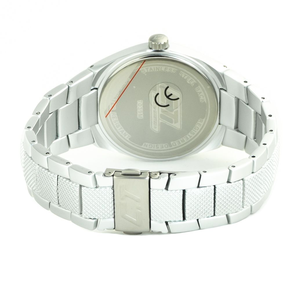 Chronotech Silver Steel Watch - ACCEXO