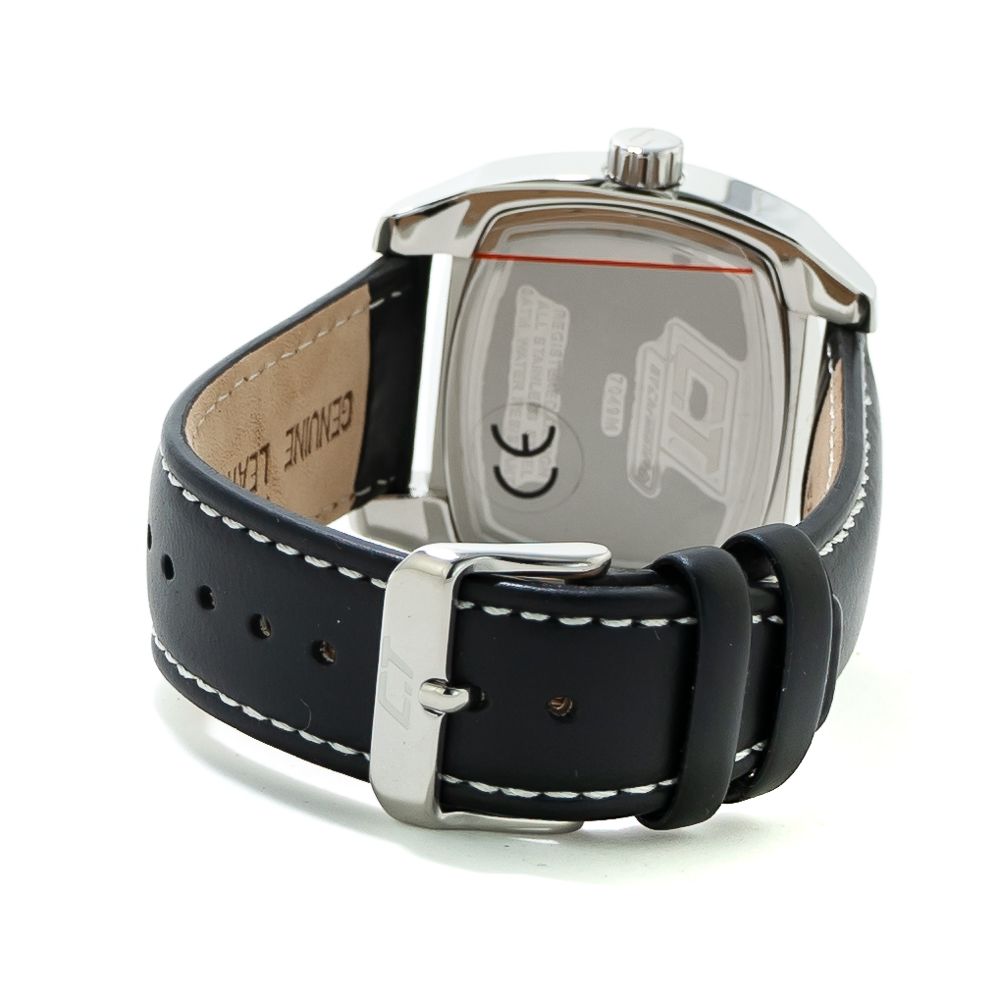 Chronotech Black Leather Watch - ACCEXO