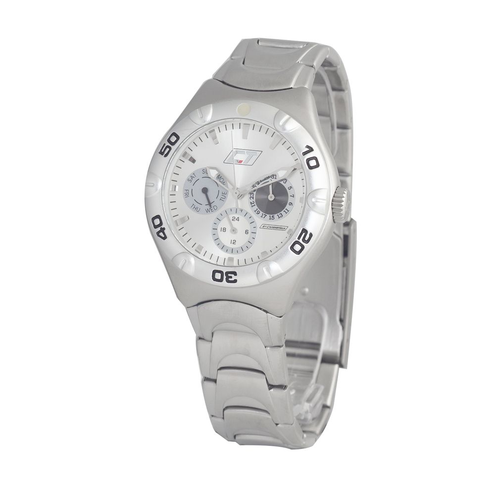 Chronotech Silver Steel Watch - ACCEXO