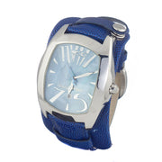 Chronotech Blue Leather Watch - ACCEXO