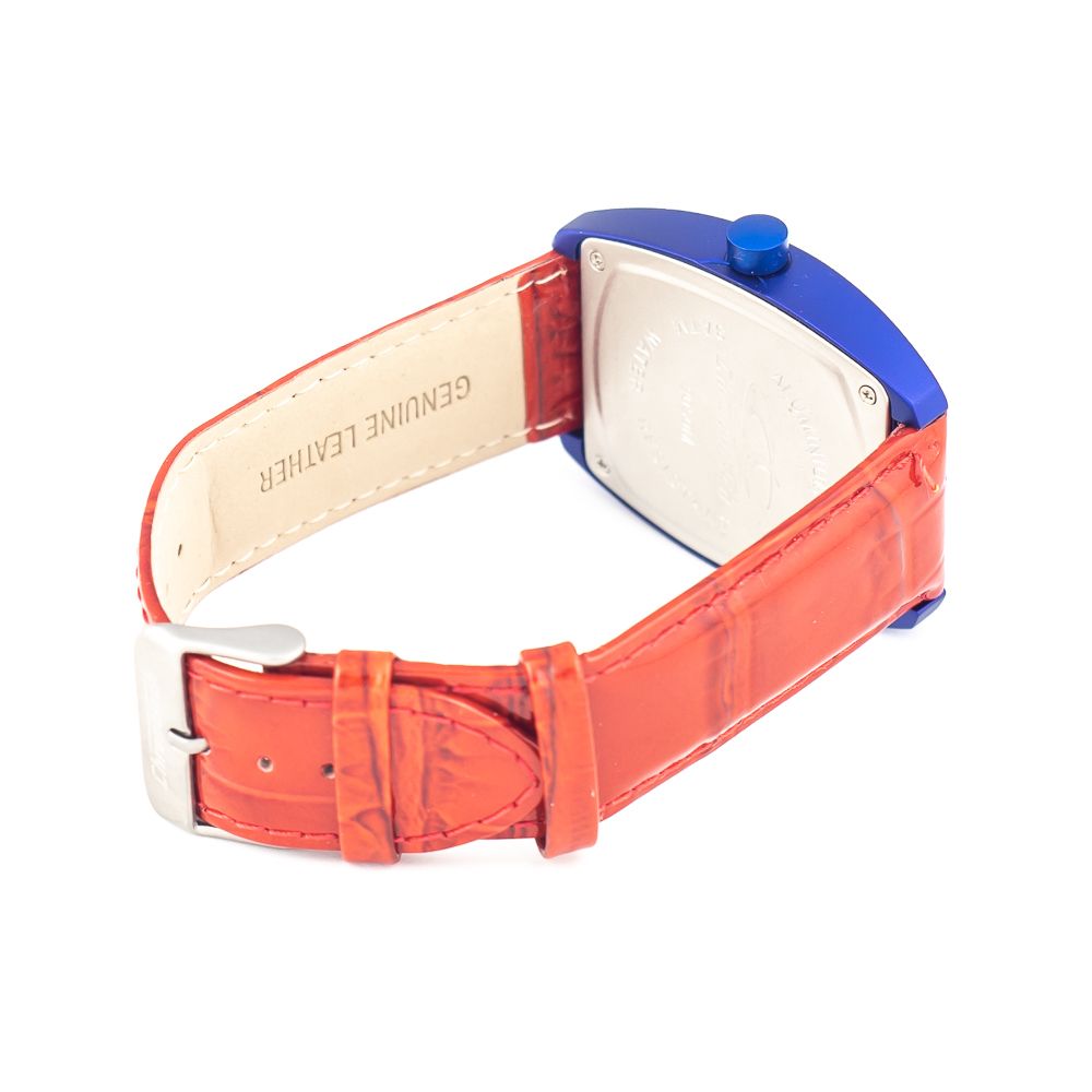Chronotech Red Leather Watch - ACCEXO
